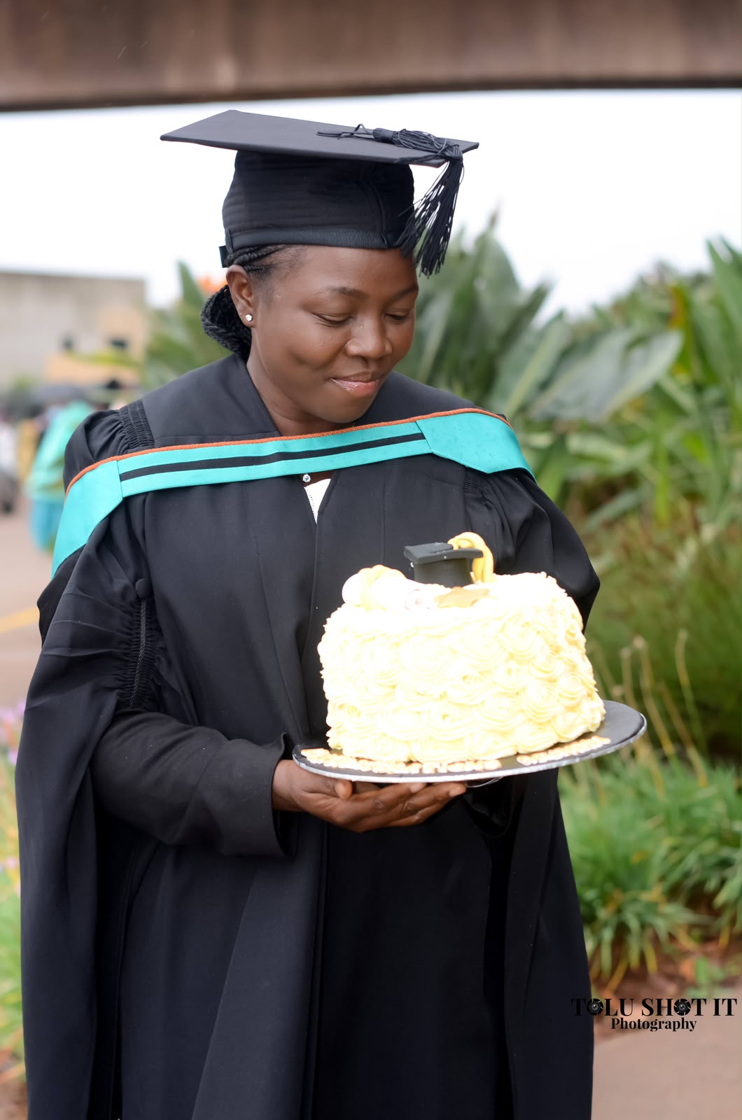 Friends celebrating the graduation